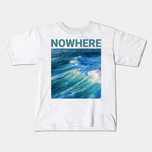 Nowhere - Classic Album cover Rework Kids T-Shirt by Vortexspace